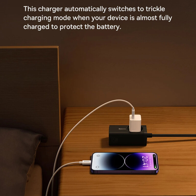Incarcator Retea Baseus Mini GaN5 30W USB-C - Albastru - imagine 5