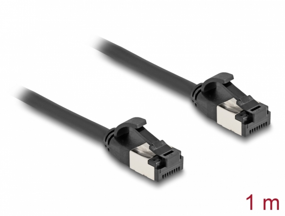 Cablu Delock Cat.8.1 Flexibil 1m, 40Gbps