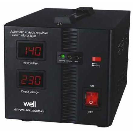 Stabilizator Tensiune Well 2000VA Servo Motor