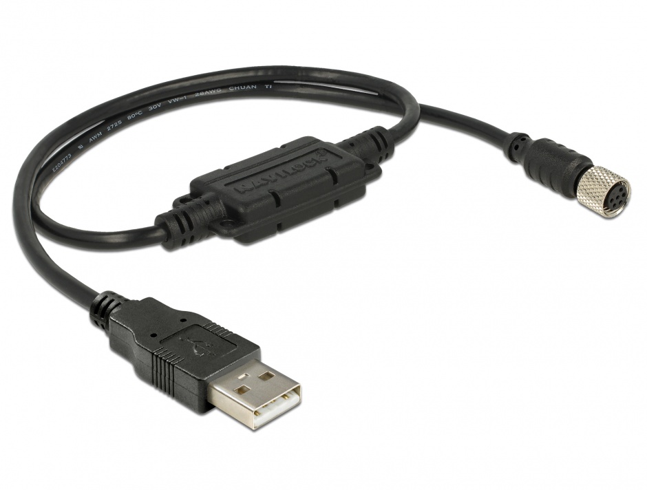 Cablu Navilock M8 la USB-A 2.0 Waterproof