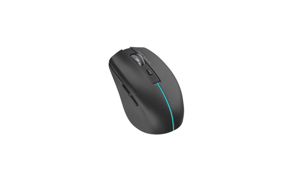 Mouse Wireless Serioux Flicker 212 - Negru, 1600 DPI, LED - imagine 2