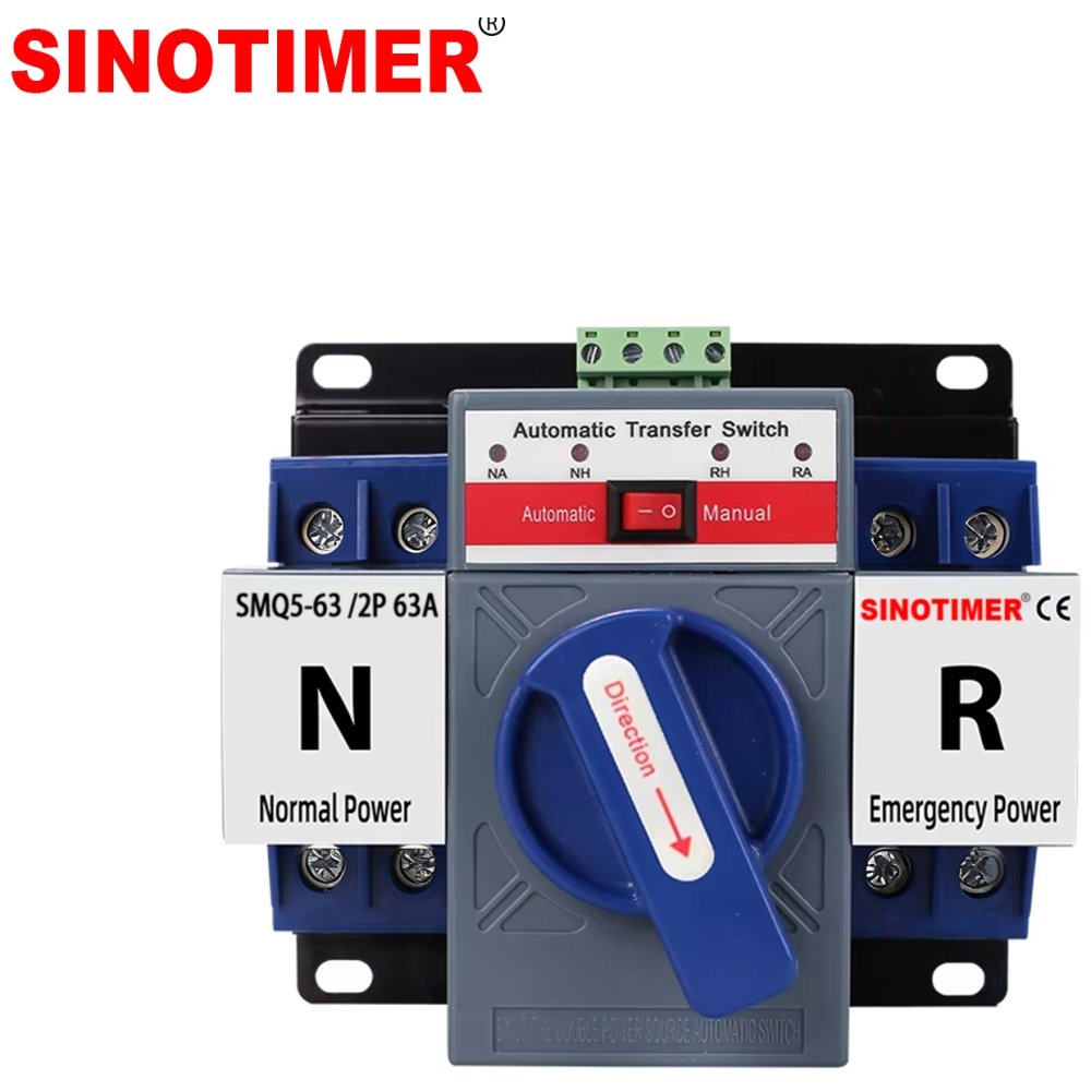 Comutator automat de transfer Sinotimer SMQ5-63 2P 63A