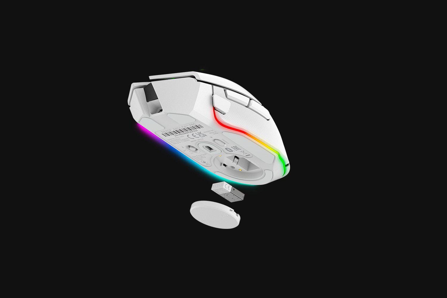 Mouse Gaming Razer Basilisk V3 Pro Alb | RGB Chroma, 11 Butoane - imagine 3