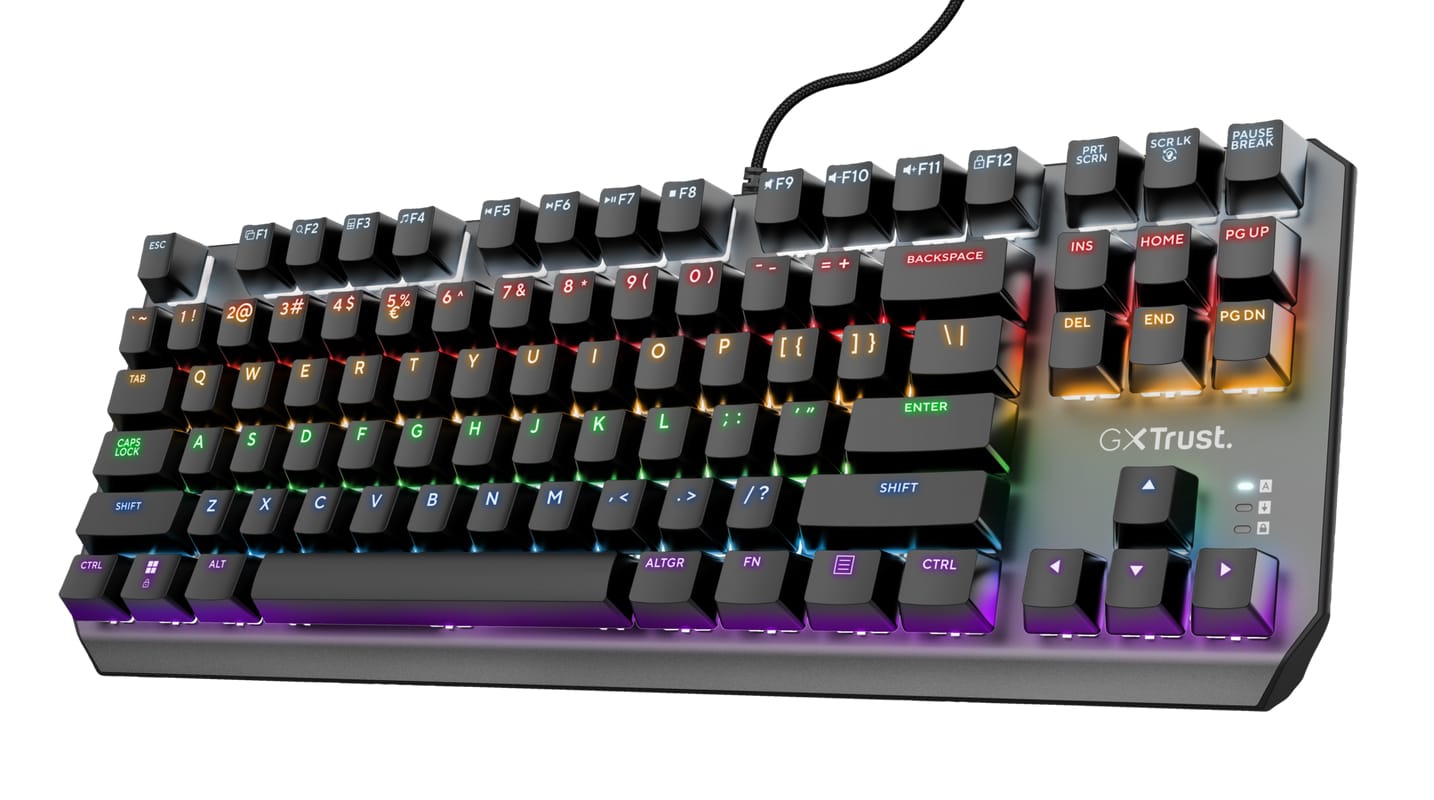 Tastatura Trust GXT834 Callaz Mecanica Tenkeyless LED - imagine 4