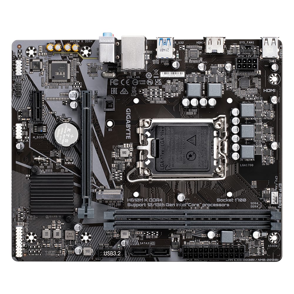 Placă de bază Gigabyte H610M K LGA1700 mATX DDR4 - imagine 5