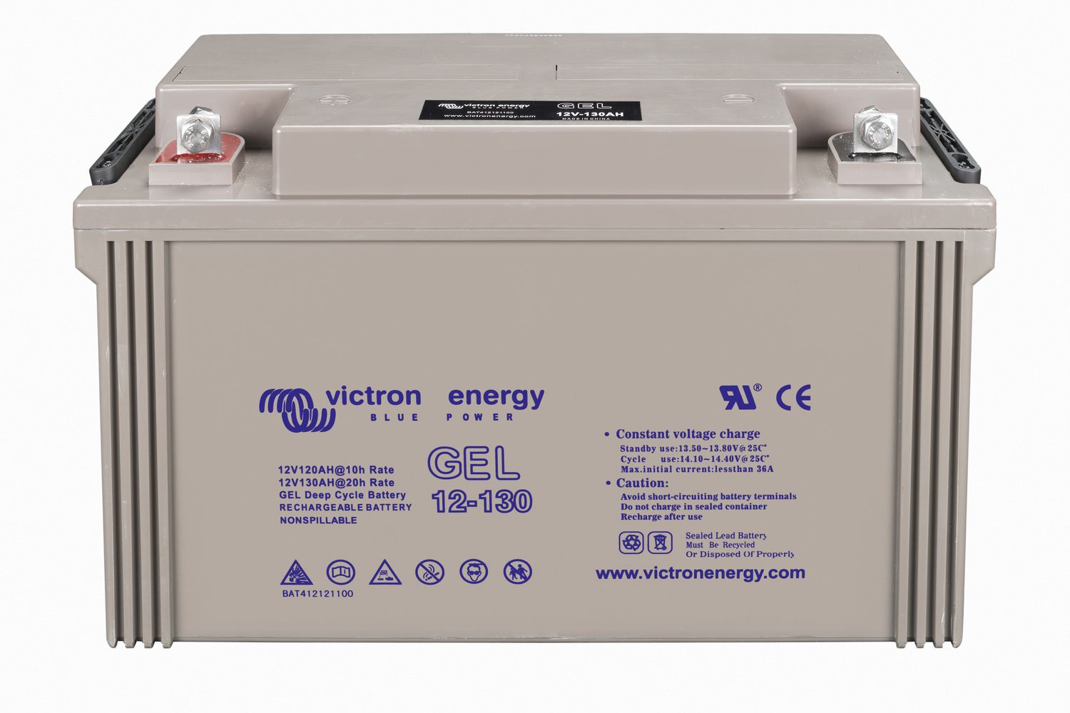 Acumulator Victron Energy GEL 12V 130Ah Deep Cycle Premium - imagine 3