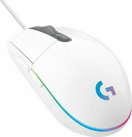Mouse LOGITECH Gaming G203 LIGHTSYNC Alb 910-005797 - imagine 3