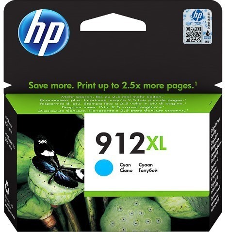 Cartus Original HP 912XL Cyan 3YL81AE - 825 Pagini OfficeJet