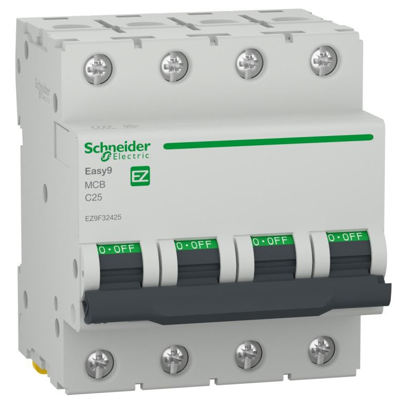 Siguranță Automată Easy9 4P 25A Schneider