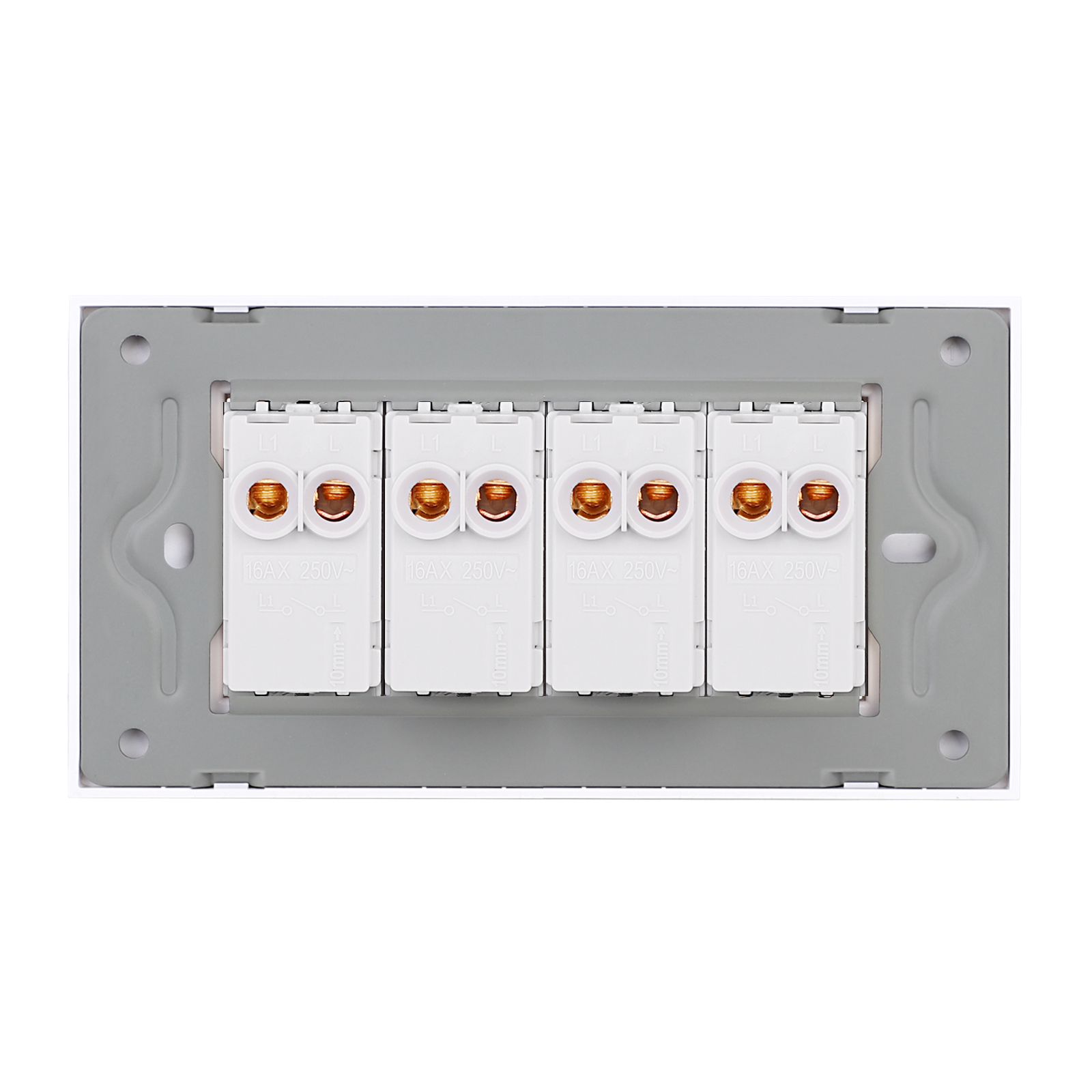 Intrerupator Cvadruplu LUXION Sticla, Italian - imagine 4