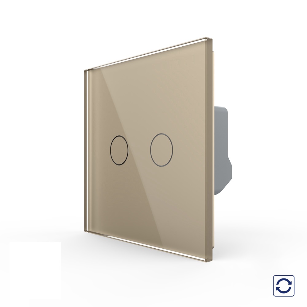 Intrerupator Dublu Touch LIVOLO cu Reset si Contact Uscat - imagine 9