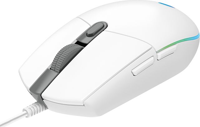Mouse Gaming Logitech G102 Lightsync 8000 DPI USB Alb - imagine 5