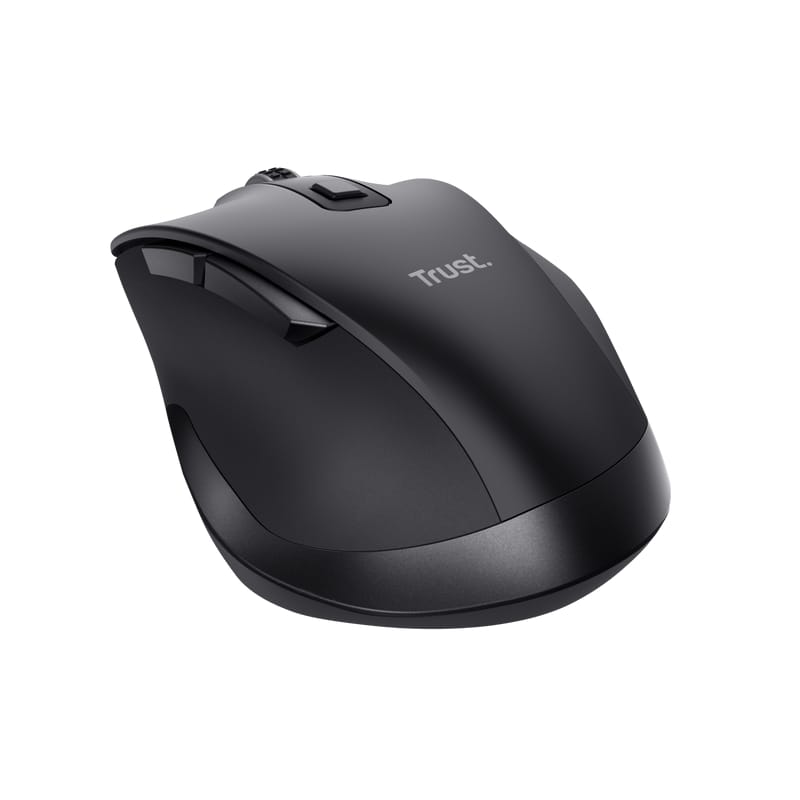 Mouse Trust Fyda Ergonomic Wireless Reincarcabil 2400 DPI - imagine 8