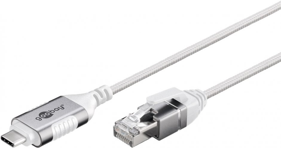 Cablu USB-C la RJ45 Gigabit Cat.6 15m Goobay