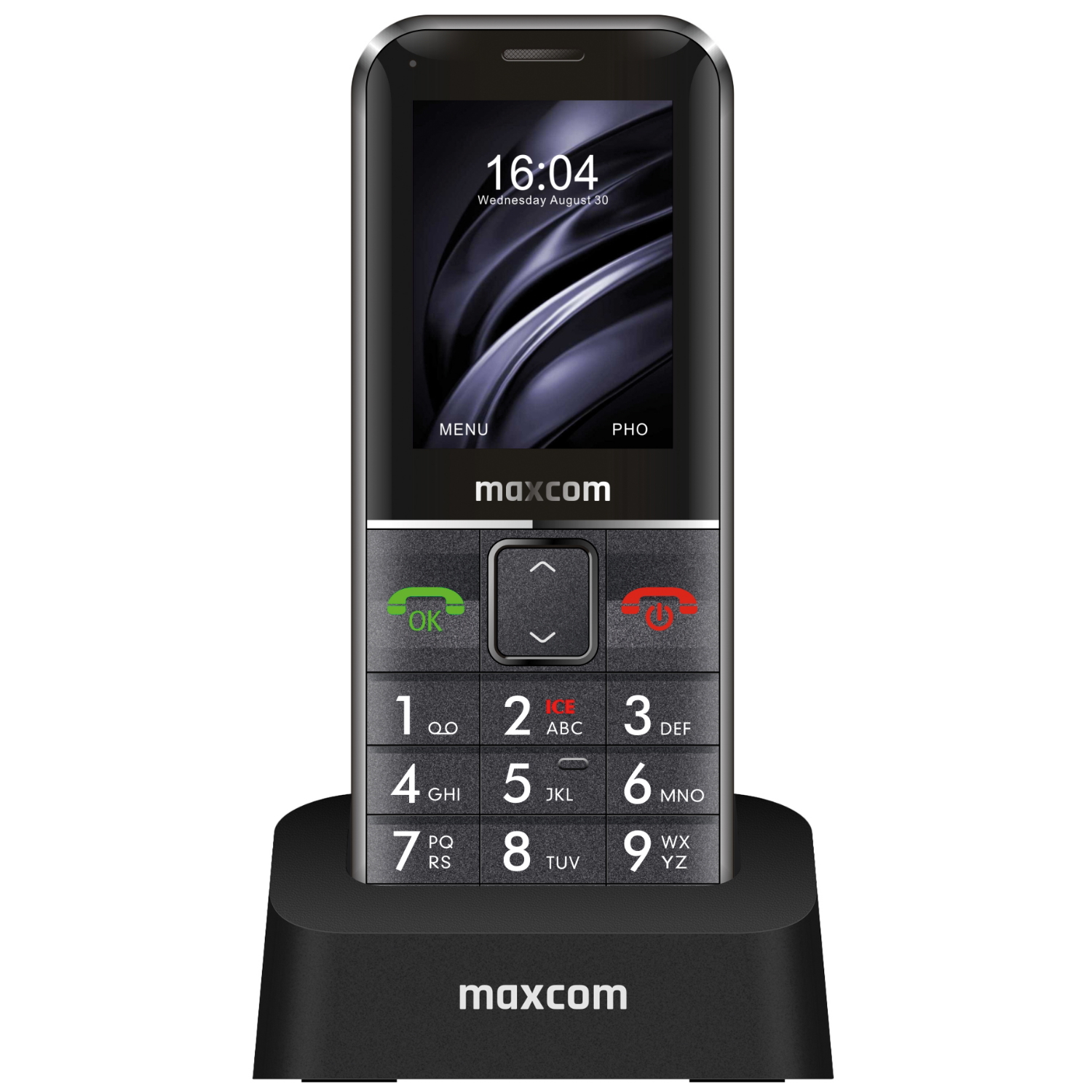 Maxcom MM735, Telefon Mobil Simplu, 2G, Negru - imagine 4