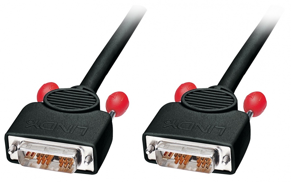 Cablu DVI-I 5m Lindy Negru, Calitate Premium
