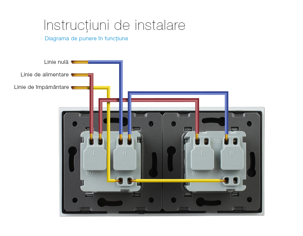 Priză Dublă Livolo cu Ramă Sticlă | Design Premium - imagine 6