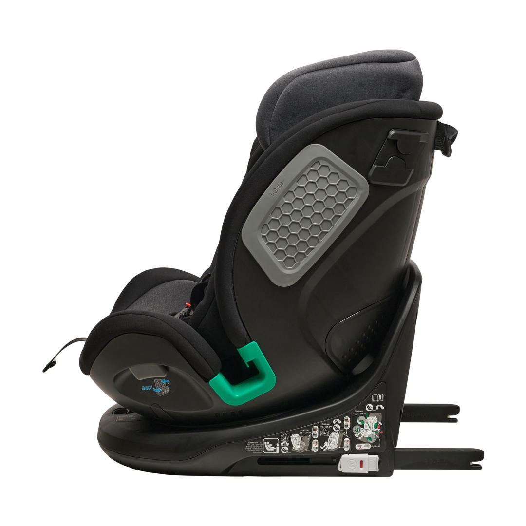 Scaun Auto Rotativ 360° Isofix U-GROW Negru - Siguranță Maximă - imagine 4