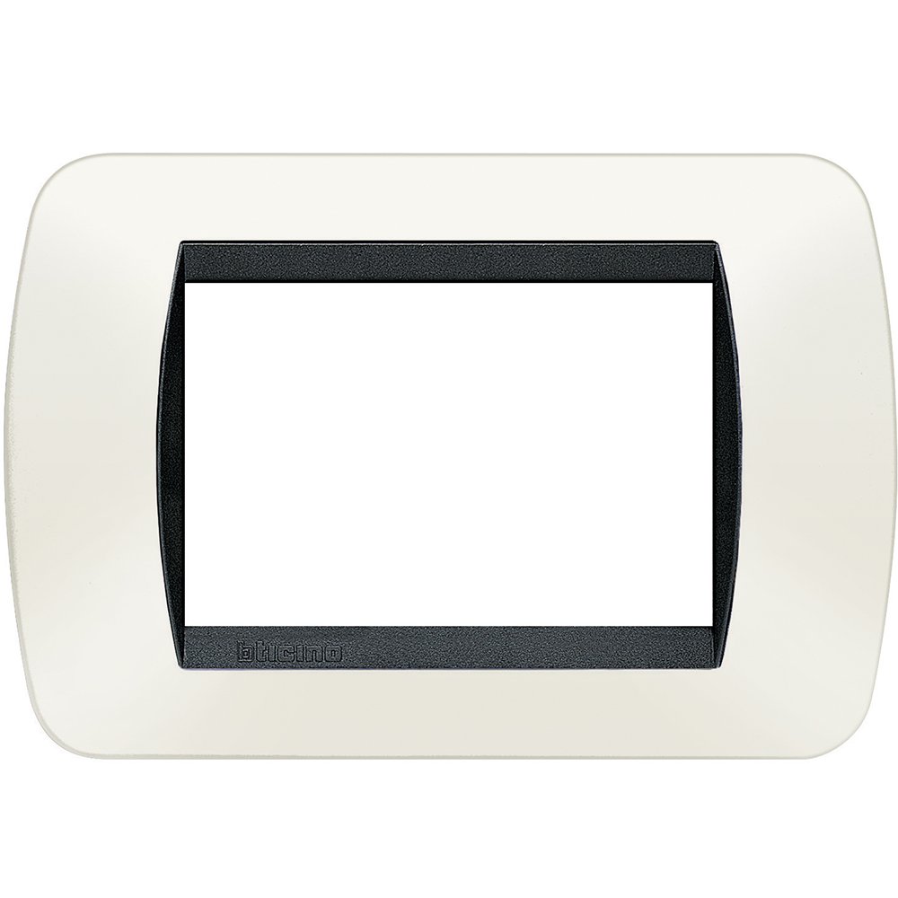 Rama 3 module Bticino Living Light Albă