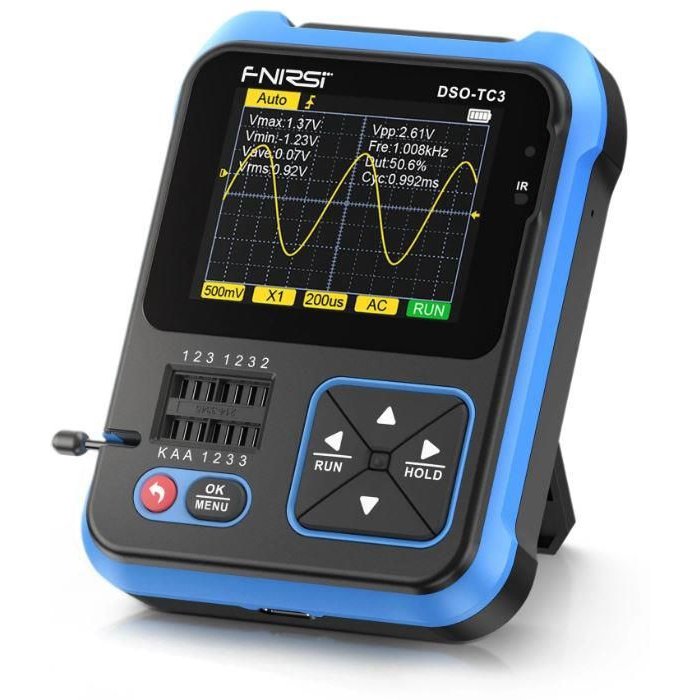 FNIRSI DSO-TC3: Osciloscop Portabil și Generator