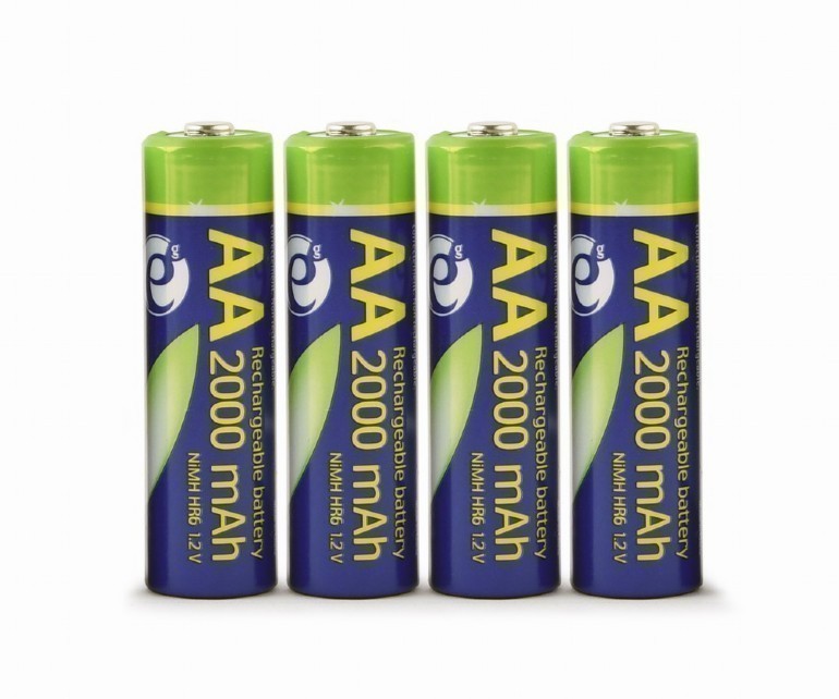 Acumulatori AA Gembird 2000mAh NiMH - Set 4 bucăți