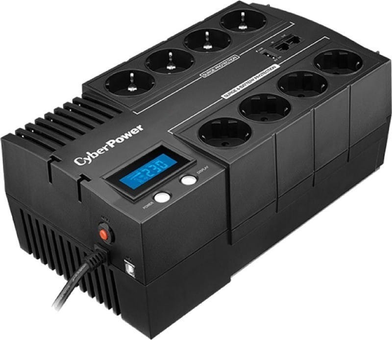 UPS CyberPower BR1000ELCD 1000VA - Stabilizator AVR, 8 Prize - imagine 2