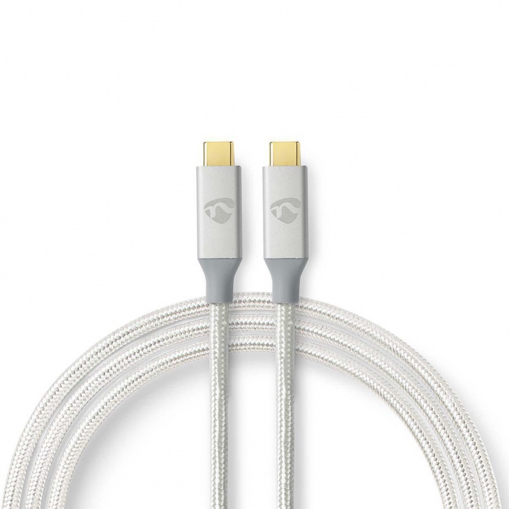 Cablu USB-C 3.2 Gen2 20Gb/s 100W Nedis 1m