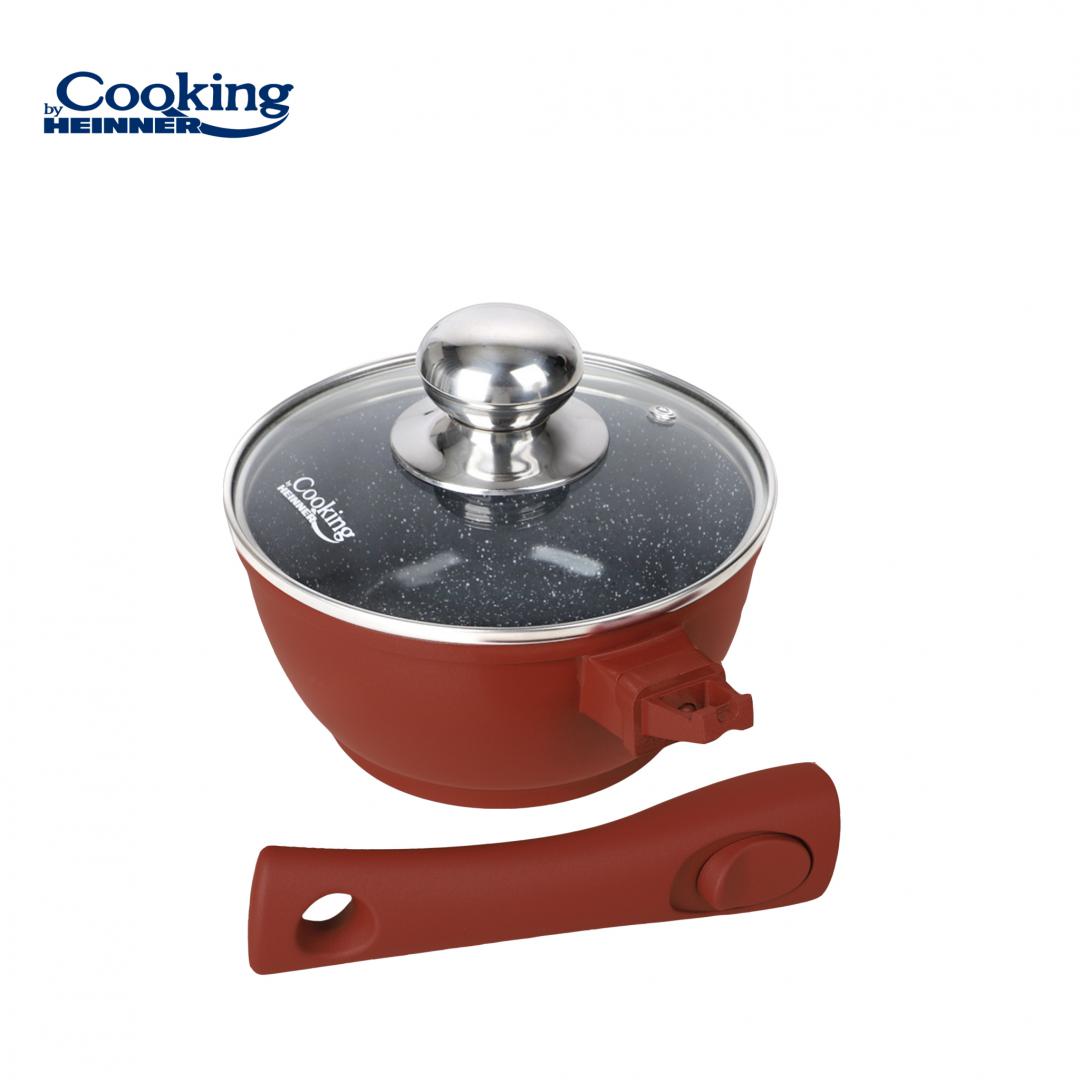 Caserola Heinner Calabria 1.3L Aluminiu cu Capac - imagine 3
