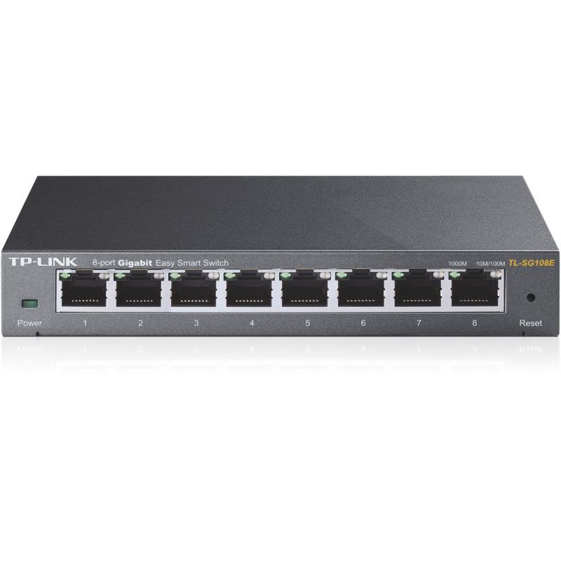 Switch TP-Link TL-SG108E, 8 Porturi Gigabit Easy Smart