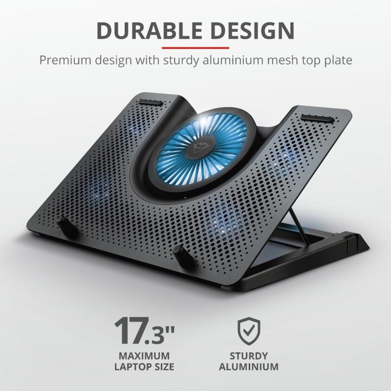 Stand Cooler Laptop Trust GXT 1125 Quno cu 5 Ventilatoare - imagine 4