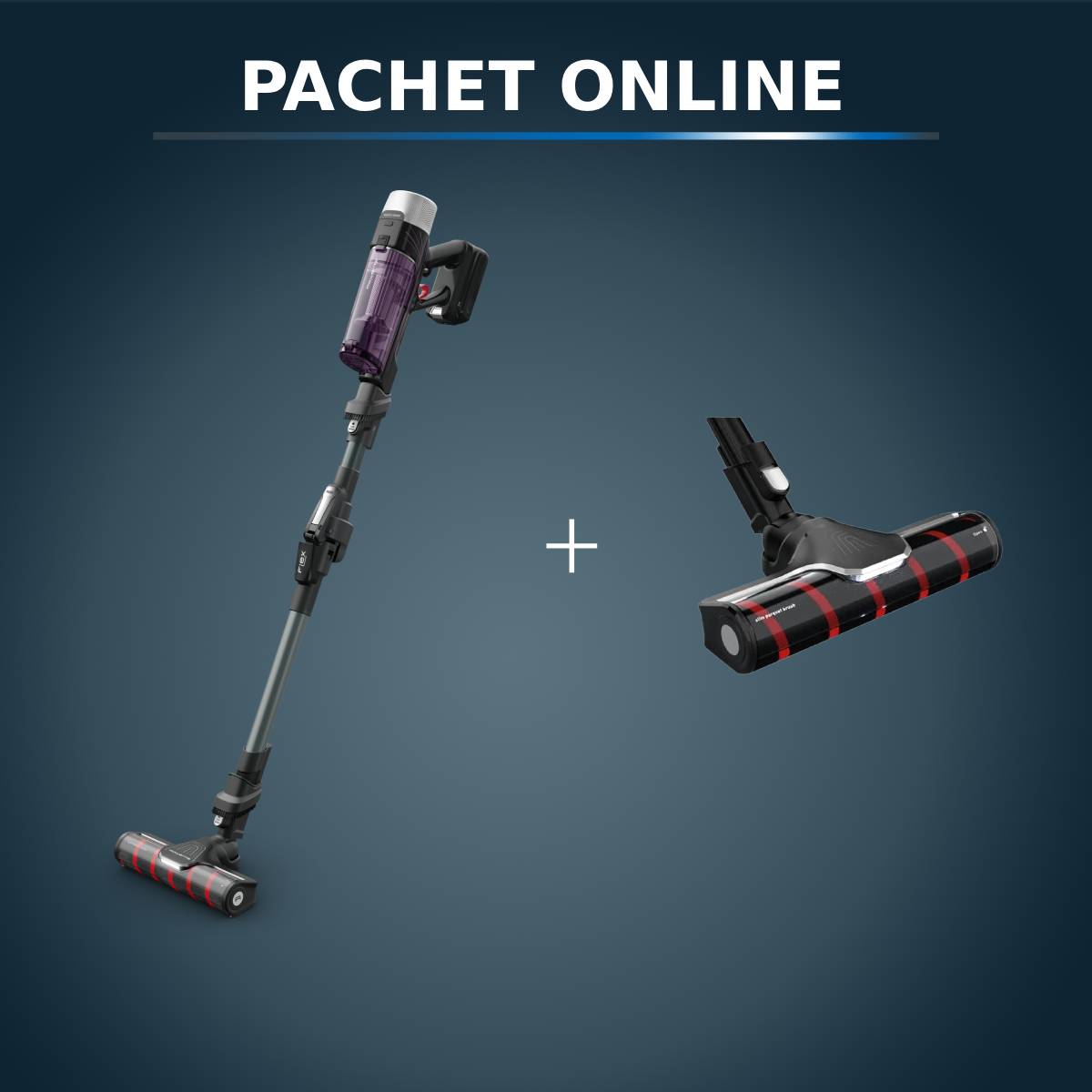 Rowenta X-Force Flex 9.60 + Perie Parchet