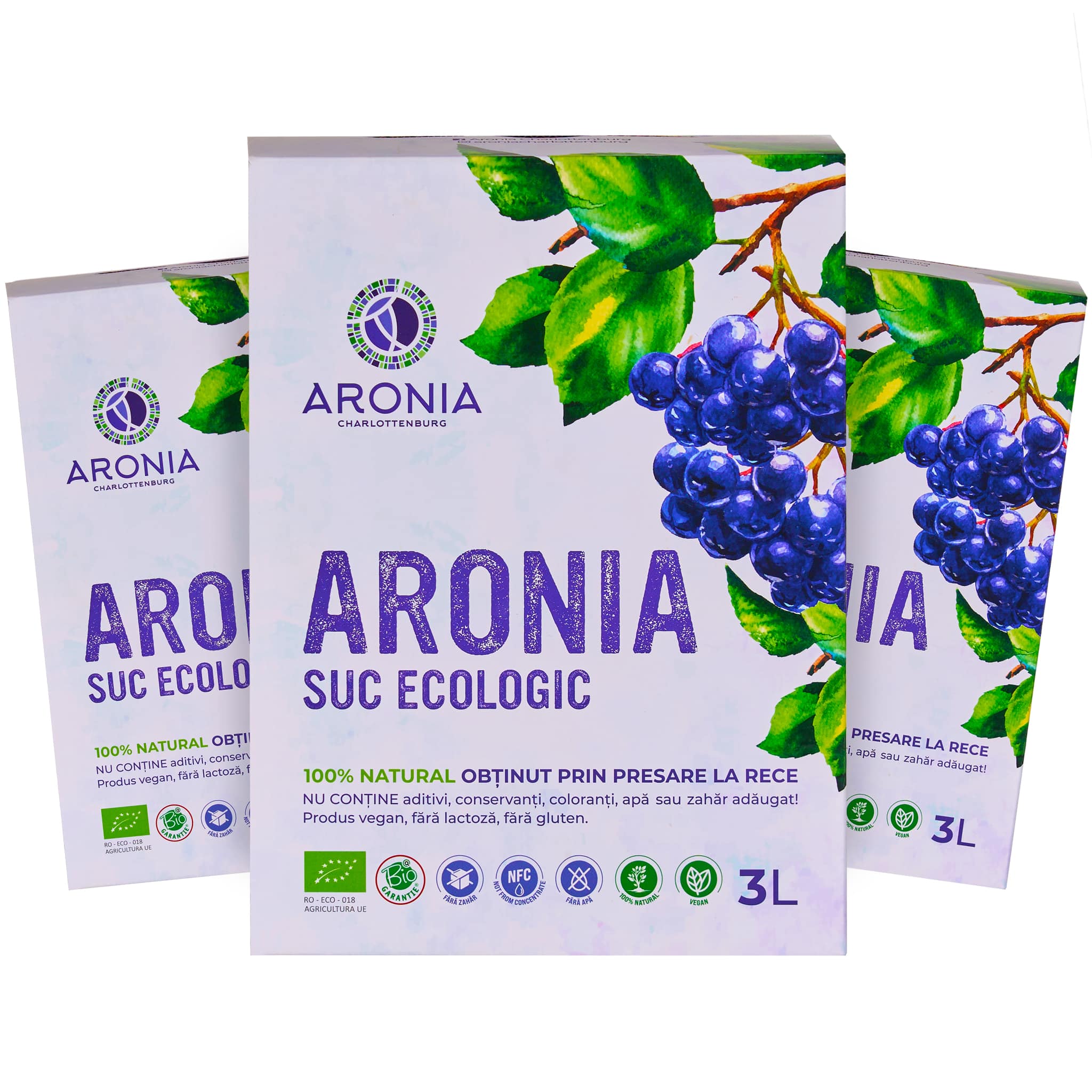 PROMO 3x3L Suc Aronia ECO | Transport Gratuit