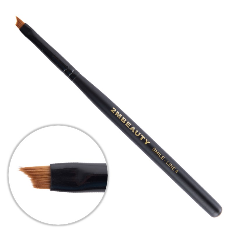Pensula Gel 2M Black Beauty Smile Line nr.4