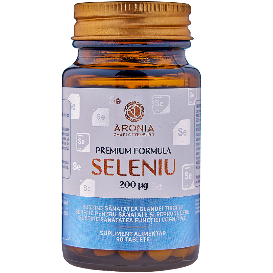 Seleniu 200µg Aronia | Tiroidă și Fertilitate