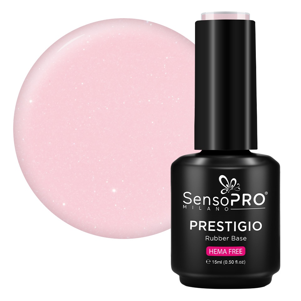 Rubber Base Pink Parfait Hema Free SensoPRO Milano