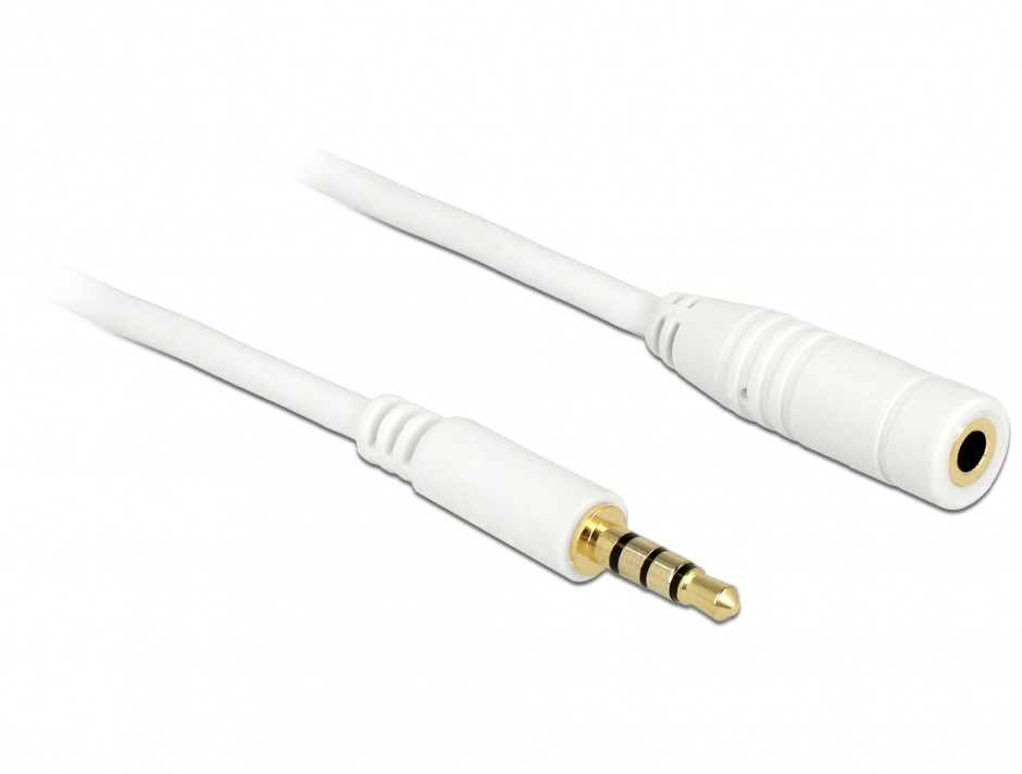 Cablu Prelungitor Audio Jack 3.5mm 4P 3m Delock
