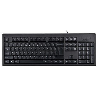 Tastatura A4Tech KR-83 USB, 104 taste, neagra - Confort la birou - imagine 2