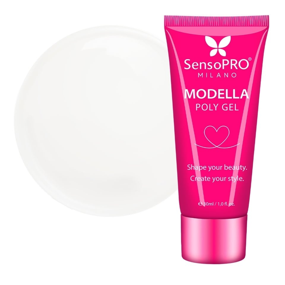 Polygel MODELLA SensoPRO Milano - White, 30ml