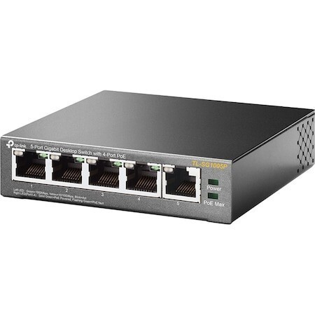 Switch PoE TP-LINK TL-SG1005P - 5 Porturi Gigabit, 65W - imagine 2