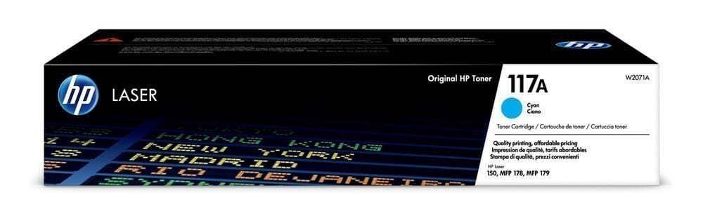 Toner Original HP 117A Cyan W2071A - 700 pagini - imagine 2