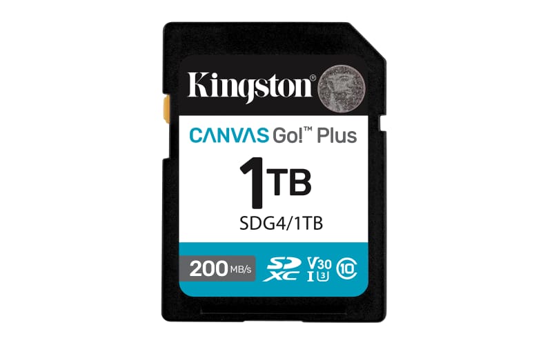 Card SD Kingston Canvas GO Plus 1TB, viteza până la 200 MB/s