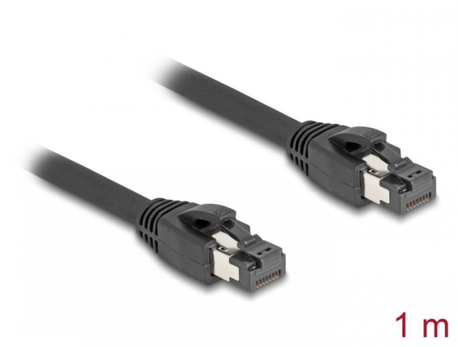 Cablu Delock RJ45 Cat.8.1 1m, 40 Gbps, S/FTP