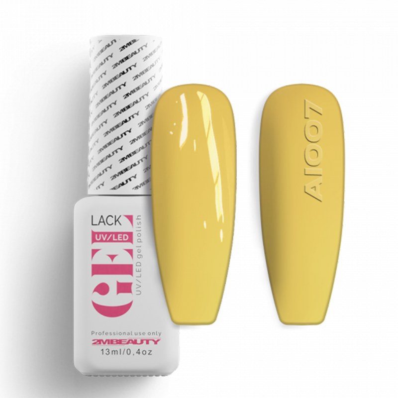 Ojă Semipermanentă 3 în 1 HEMA Free Nailshop, Galben Lamâie