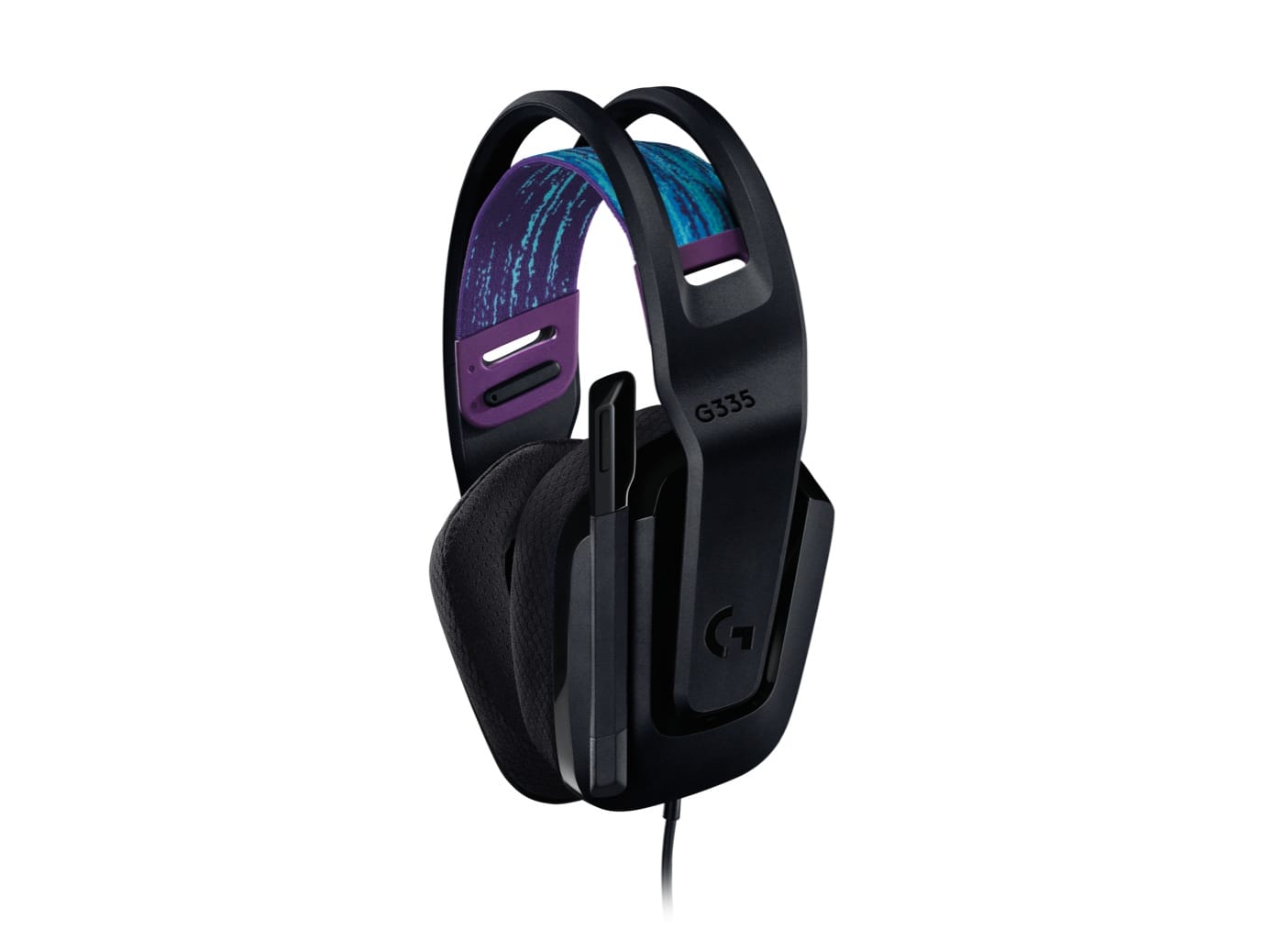 Logitech G335 3.5mm Gaming Headset, Black - imagine 5