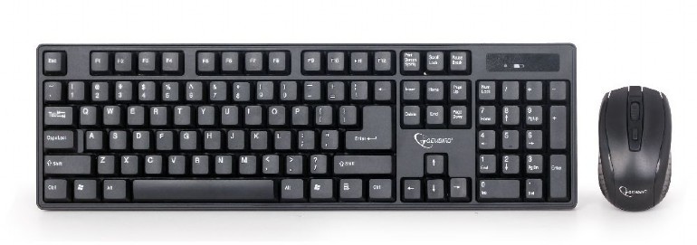 Kit Wireless Gembird Tastatura + Mouse 1000dpi | Birou Modern