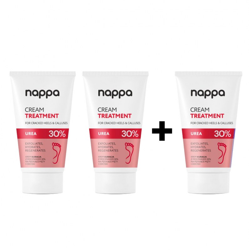 Nailshop Set 2+1 Crema Călcâie Crăpate 30% Uree 150 ml