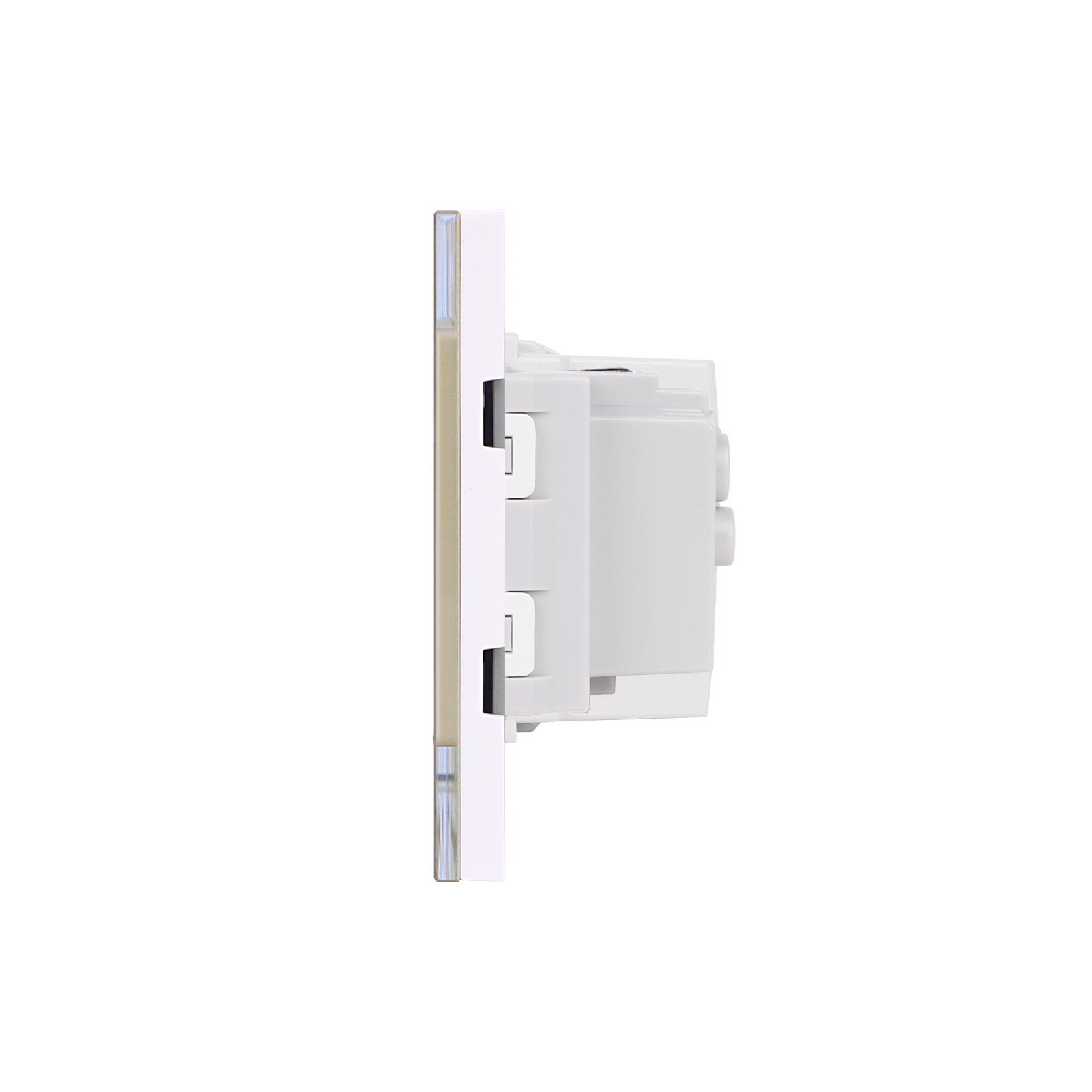 Întrerupător cu Variator + Priză LUXION, Rama Sticlă, IP44 - imagine 11