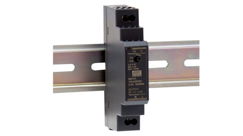 Sursa Mean Well HDR-15-5 5V 2.4A, Compacta DIN