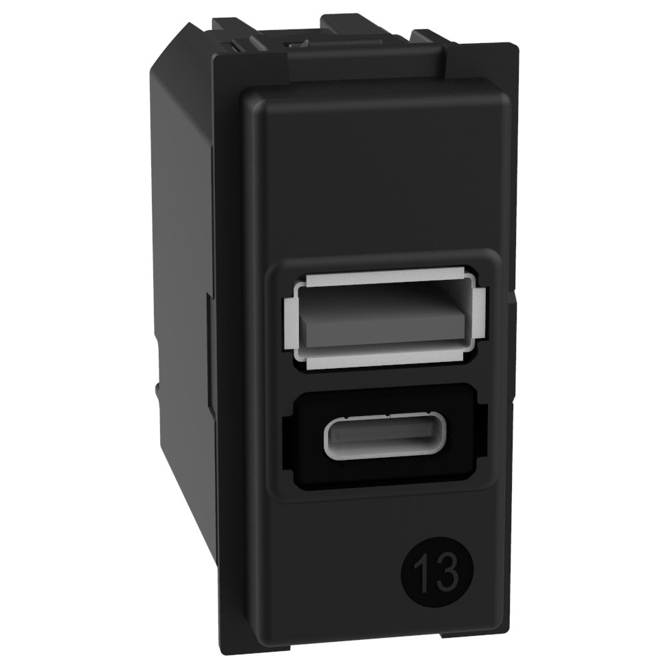 Încărcător USB Dual A+C Bticino K4191AC
