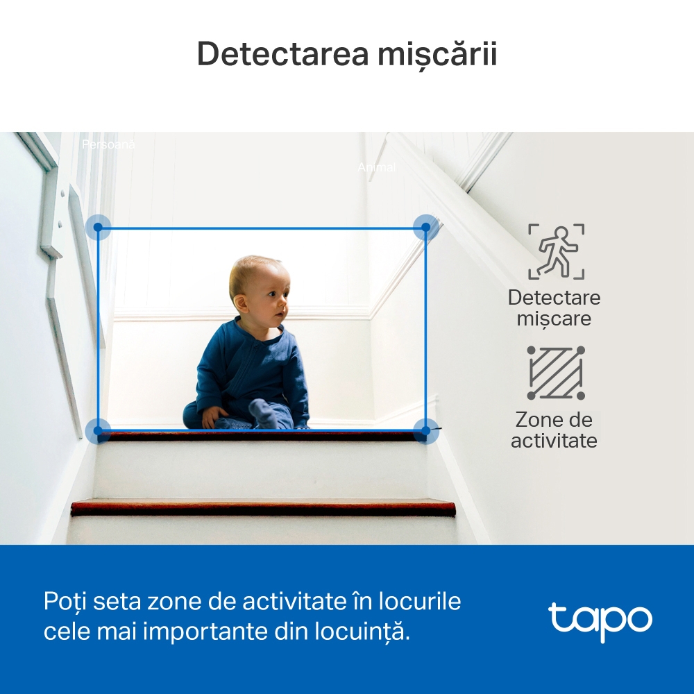 Cameră de supraveghere TP-LINK Tapo C230 Pan/Tilt Wi-Fi 3K 5MP - imagine 8